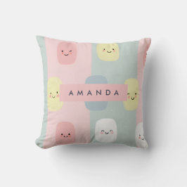 Personlig Smiling Pastel Sweets Kawaii Kudde