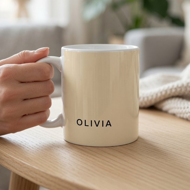 Personlig smörkräm Anpassat namn  Kaffemugg (Skapare uppladdad)