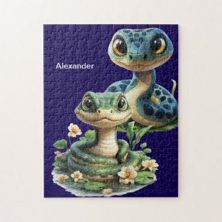 Personlig snake Puzzle Pussel
