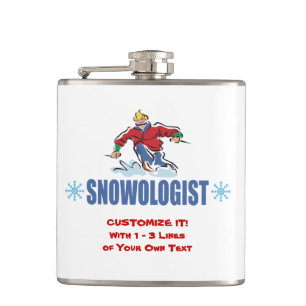 Personlig Snö Skickar Fickplunta