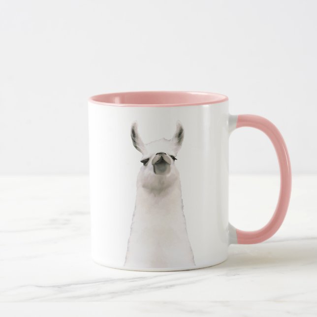 Personlig Snobbig Llama Mugg (Höger)