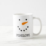 Personlig Snögubbe Mugg<br><div class="desc">Personlig Snögubbe Mugg för en och alla. Cute hett Choklad mugg för barn.</div>