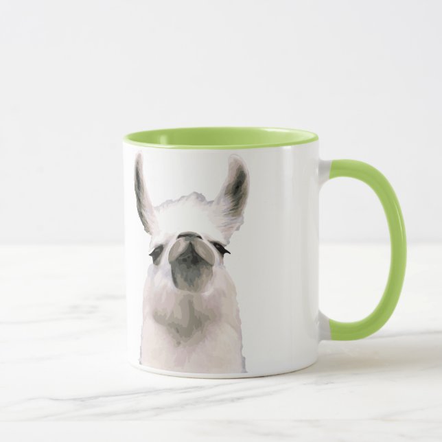 Personlig Snooty Snobby Llama Mugg (Höger)