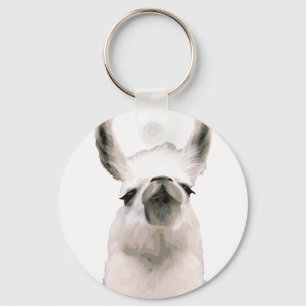Personlig Snooty Snobby Llama Nyckelring