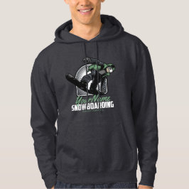 Personlig Snowboarding Snö Boarder Shredding Hoodie