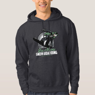Personlig Snowboarding Snö Boarder Shredding  Hoodie