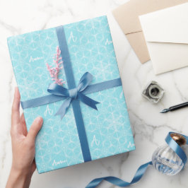 Personlig Snowflake-Helgdag papper Presentpapper