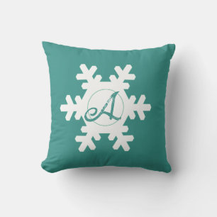 personlig Snowflake Kudde