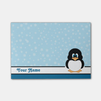 Personlig Snowflake Penguin Post-it® Notes Post-it Block