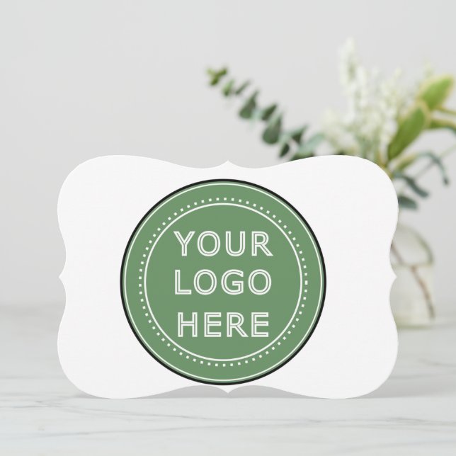 Personlig, snygg, modern och minimal kort (Stående Fram)