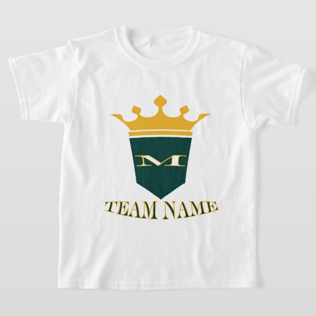Personlig Snyggt Anpassningsbar Team Namn T Shirt (Laydown)
