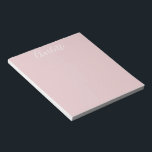 Personlig Snyggt Kalligrafi Namn  Rosa Anteckningsblock<br><div class="desc">Personlig Snyggt Calligraphy Namn  Rosa Anteckningsblock</div>