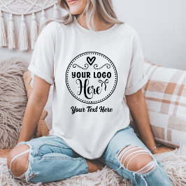 Personlig Snyggt Logotyp Modern Anpassningsbar Bra T Shirt