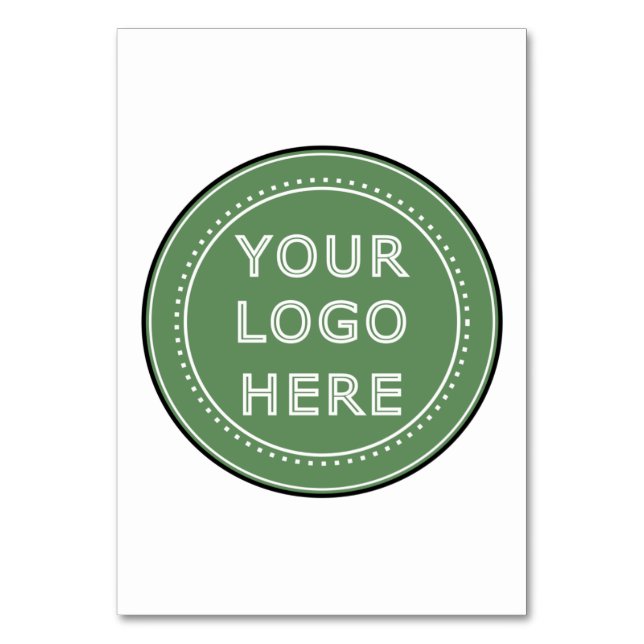 Personlig, snyggt, modern och minimal bordsnummer (Framsidan)