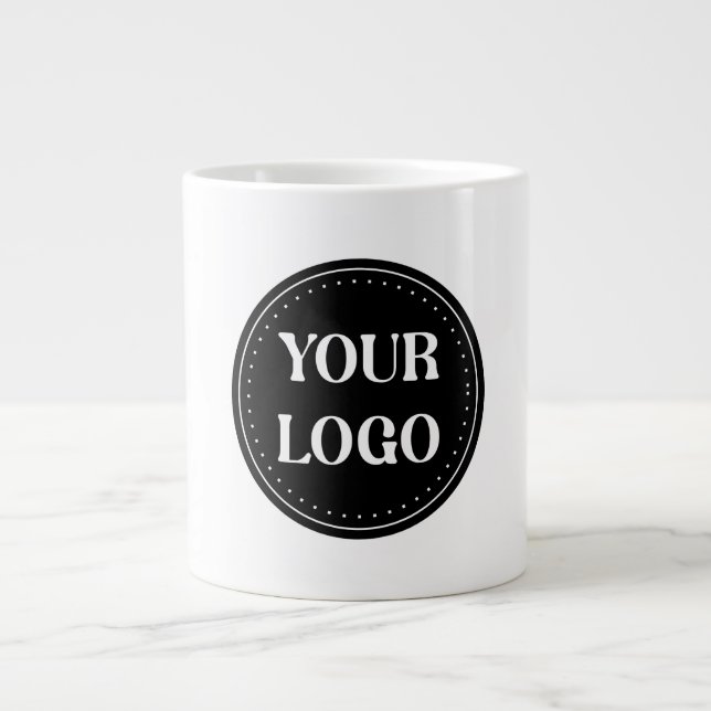 Personlig, snyggt, modern och minimal jumbo mugg (Framsidan)