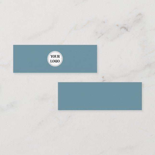 Personlig, snyggt, modern och minimal mini visitkort (Fram/baksida)