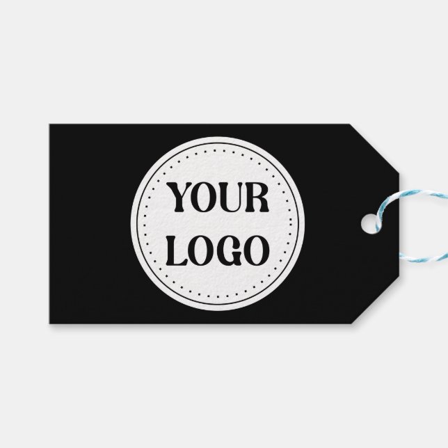 Personlig, snyggt, modern och minimal presentetikett (Framsidan (Horisontell))