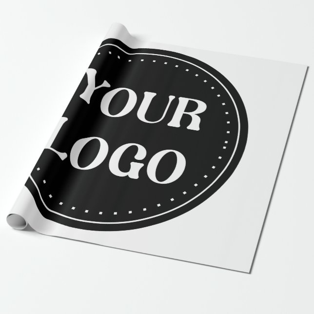 Personlig, snyggt, modern och minimal presentpapper (Utrullad)