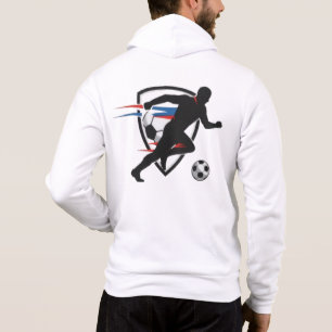 Personlig Soccer Hoodie Minimalistisk fotboll T Shirt