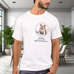 Personlig Social Media Instagram Pet Influencer T Shirt