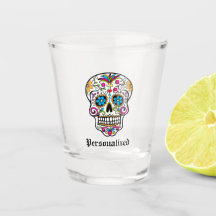 Personlig Socker Skullglas
