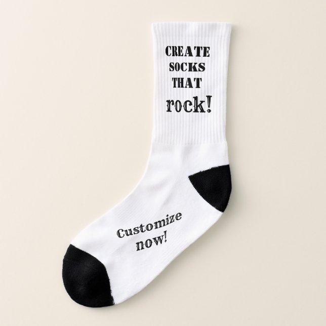 Personlig Socks Strumpor (Vänster utanför)