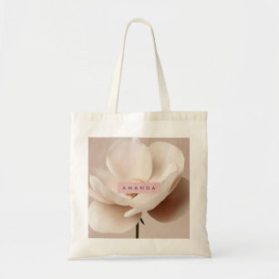 Personlig Soft Cream Magnolia Bloom Aesthetic Tygkasse