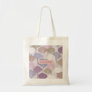 Personlig Soft Mauve och Lilac Blommigt Elegance Tygkasse