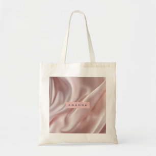 Personlig Soft Pastel Satin Elegans Tygkasse