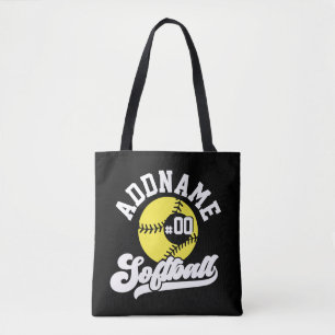 Personlig Softball Player ADD NAMN Retro Team Tygkasse