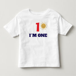 Personlig sol födelsedags T-shirt – Anpassat numme