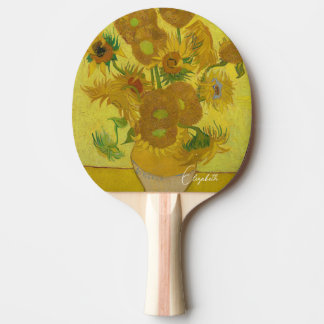Personlig-Solblommor (serie) Vincent van Gogh Pingisracket