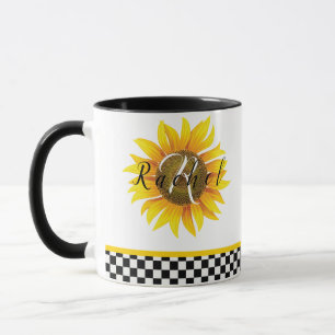 Personlig solros kaffemugg