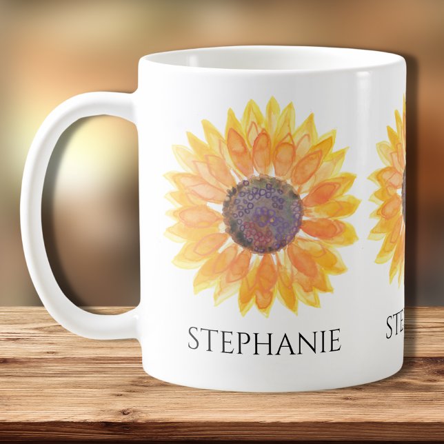 Personlig Solros Kaffemugg (Skapare uppladdad)