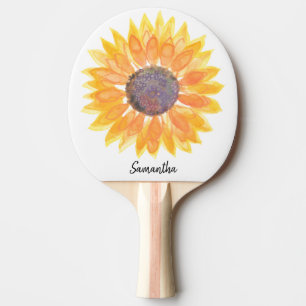 Personlig solros pingisracket