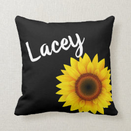 Personlig Solrosoljedekan för hemmet Kudde