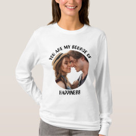 Personlig som du är min källa till lyckofoto t shirt