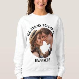 Personlig som du är min källa till lyckofoto t shirt