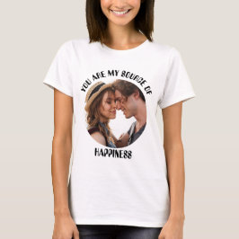 Personlig som du är min källa till lyckofoto t shirt