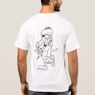 Personlig som fiskar t-skjorta t shirt