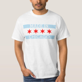 Personlig som göras i den Chicago flagga T-shirt