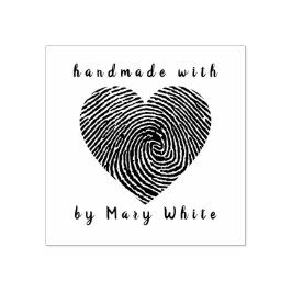 Personlig som hanteras med Kärlek fingeravtryckshj Stämpel