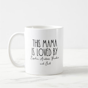 Personlig som Mamman är förtjust i Mors dag Kaffemugg