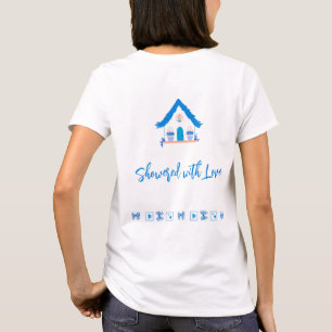 Personlig som visas med Kärlek Baby Shower T Shirt
