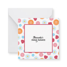 Personlig-sömingsknapp Mönster Craft