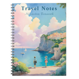 Personlig Sommar i Frankrike Travel Notebook - Anteckningsbok