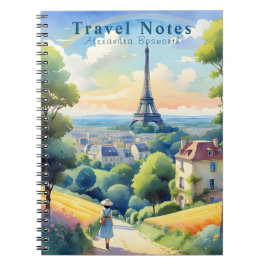 Personlig Sommar i Frankrike Travel Notebook - Anteckningsbok