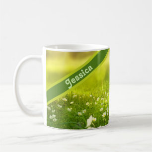 Personlig Sommarblomman Fält Kaffemugg