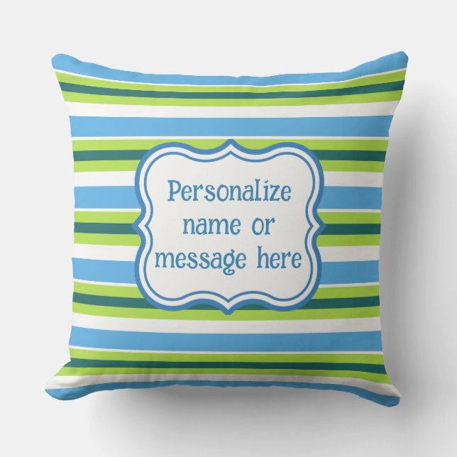 Personlig Sommartid Rand utomhus Pillow Kudde (Framsida)