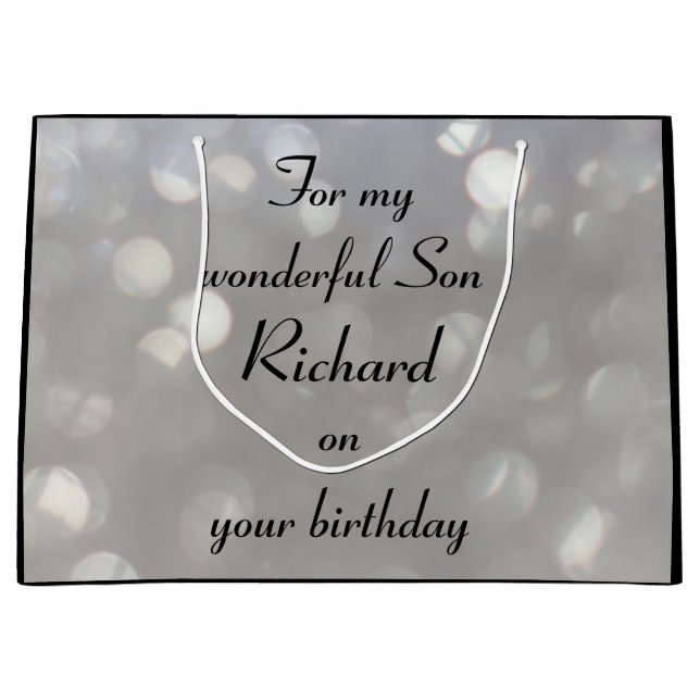 Personlig Son Birthday (Framsidan)